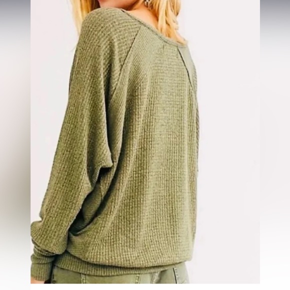 NWT Free People Santa Clara thermal ferngully - Picture 3 of 4